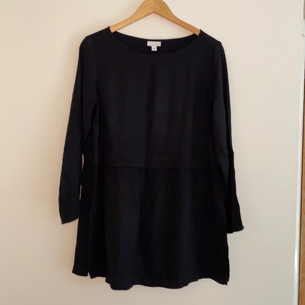 J. Jill black tunic with detailing
